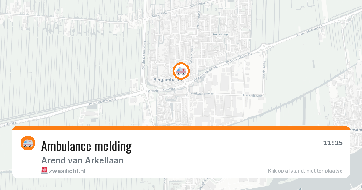 Ambulance melding — 7 mei 2026