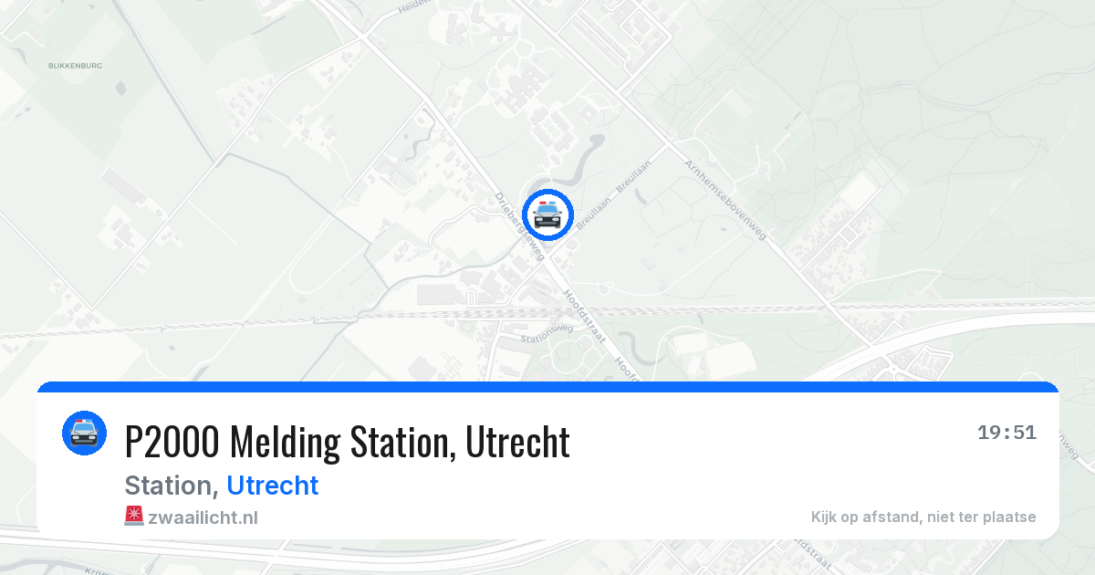 P2000 Melding Station, Utrecht — 8 apr 2026