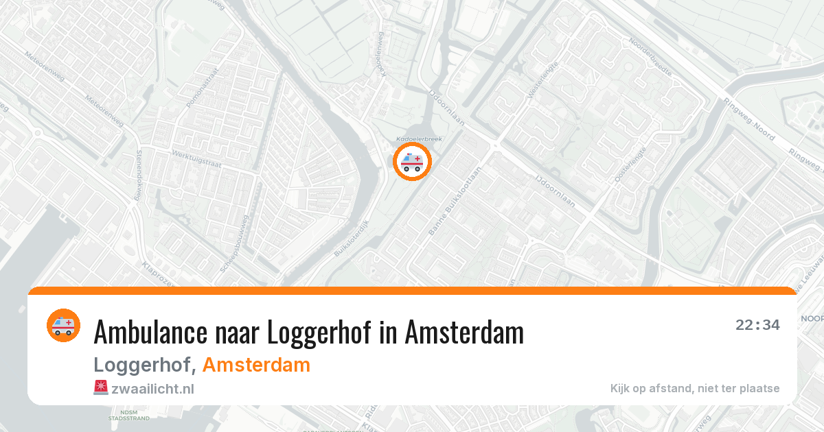 Ambulance naar Loggerhof in Amsterdam — 21 apr 2026