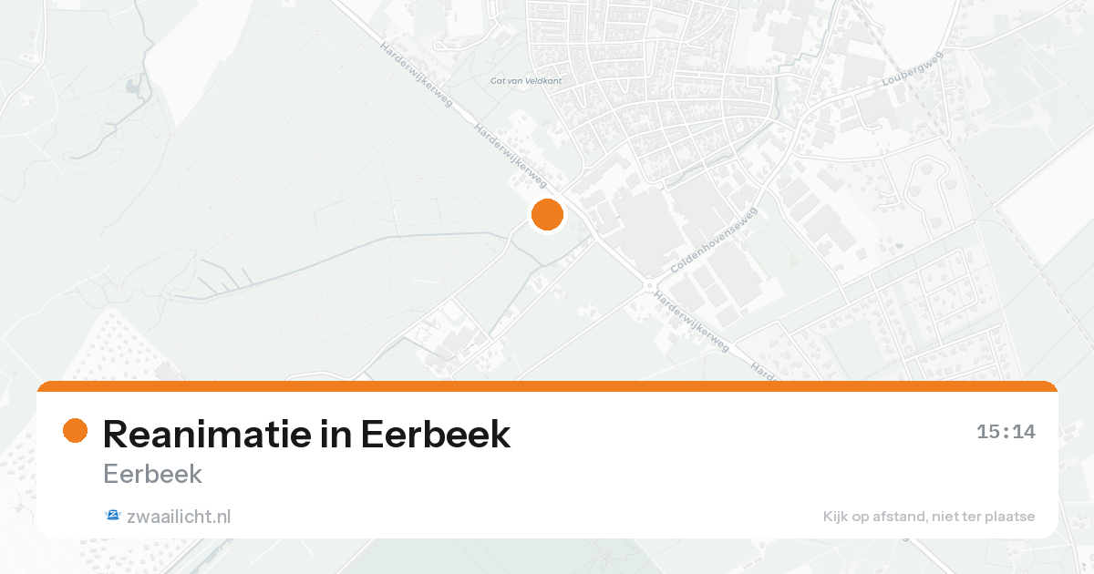 Reanimatie in Eerbeek — 22 aug 2026
