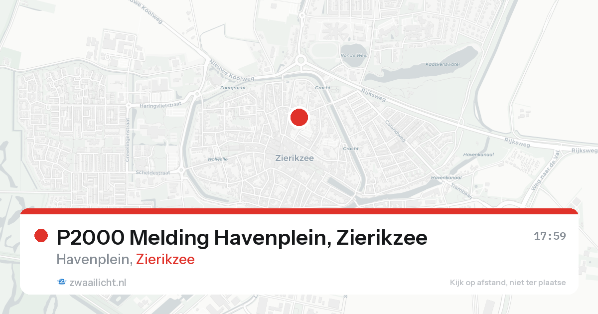 P2000 Melding Havenplein, Zierikzee — 30 jan 2026
