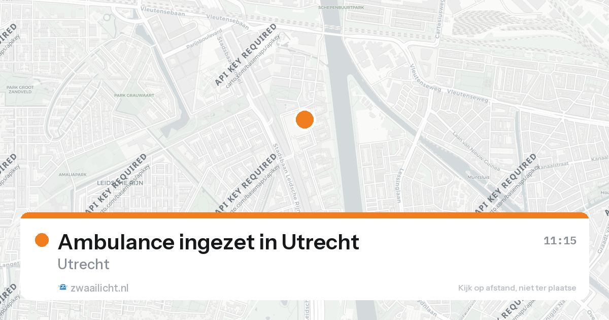 Ambulance ingezet in Utrecht — 26 aug 2026
