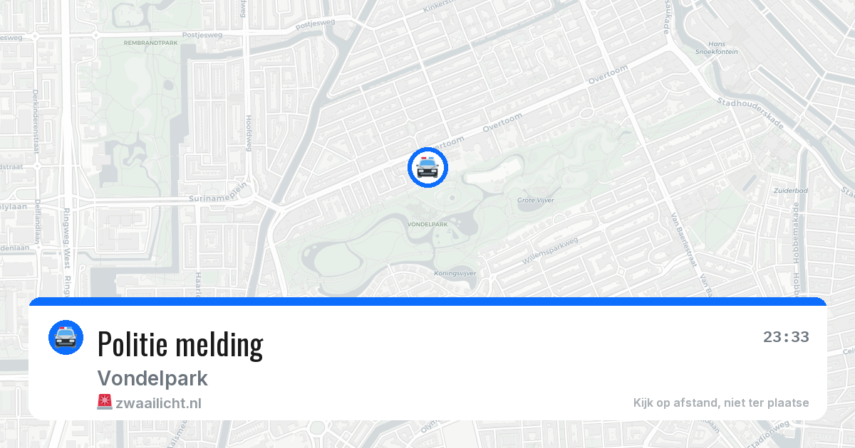 Politie melding — 26 jun 2026
