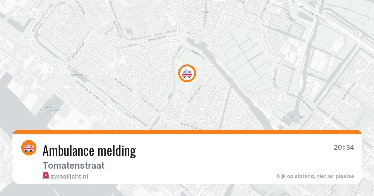 Ambulance melding — 2 jul 2026
