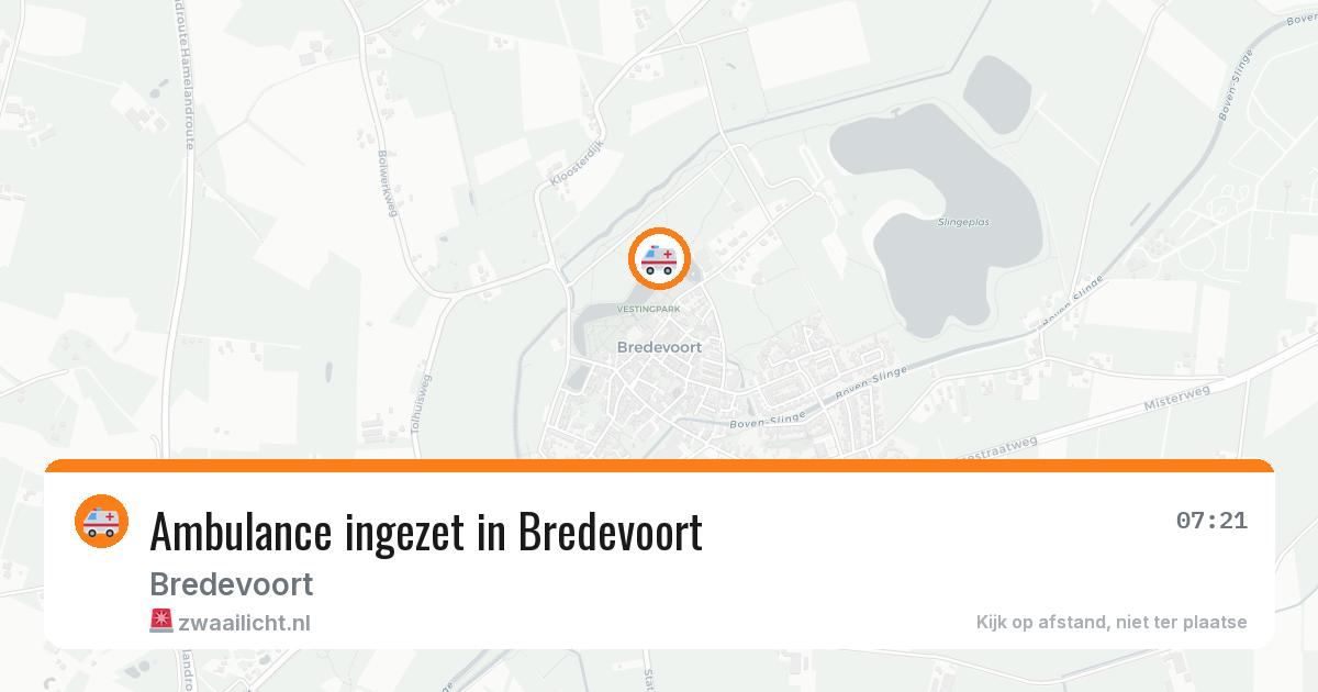 Ambulance ingezet in Bredevoort — 6 jul 2026