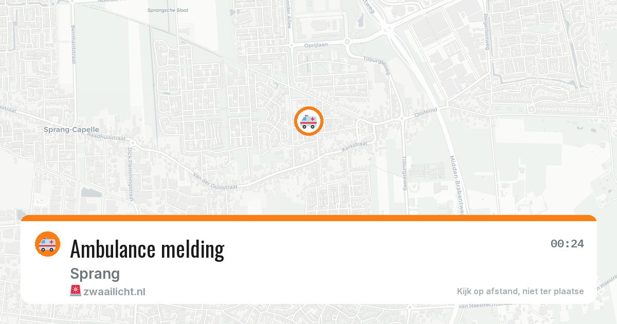 Ambulance melding — 3 apr 2026