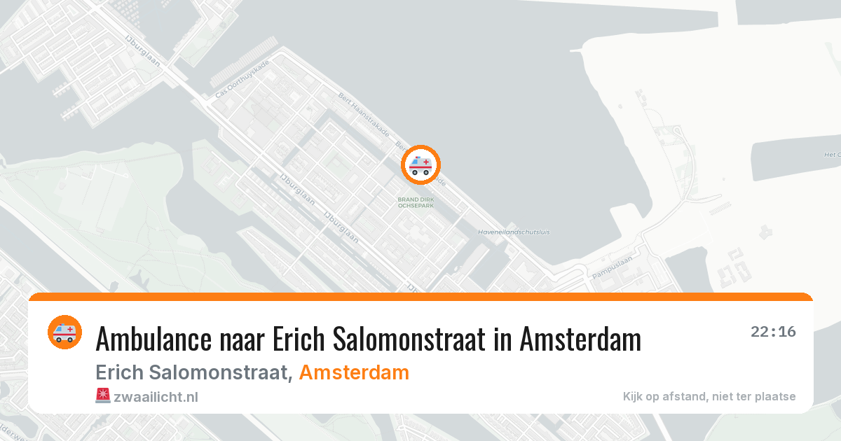 Ambulance naar Erich Salomonstraat in Amsterdam — 12 apr 2026
