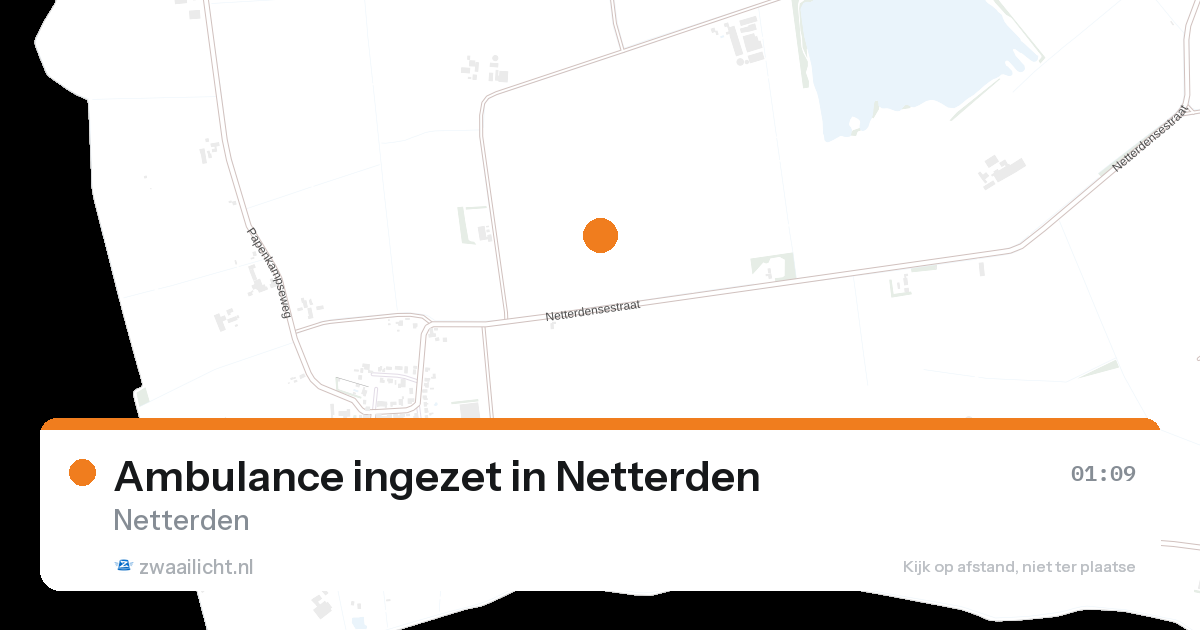 Ambulance ingezet in Netterden — 21 aug 2026