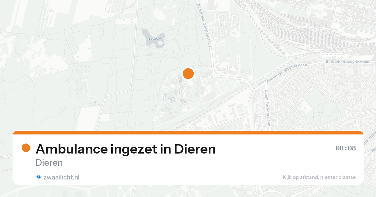 Ambulance ingezet in Dieren — 8 feb 2026