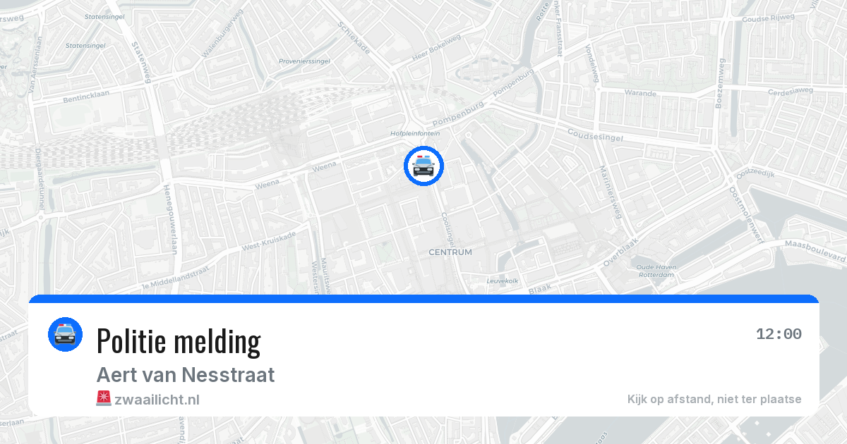 Politie melding — 1 jul 2026