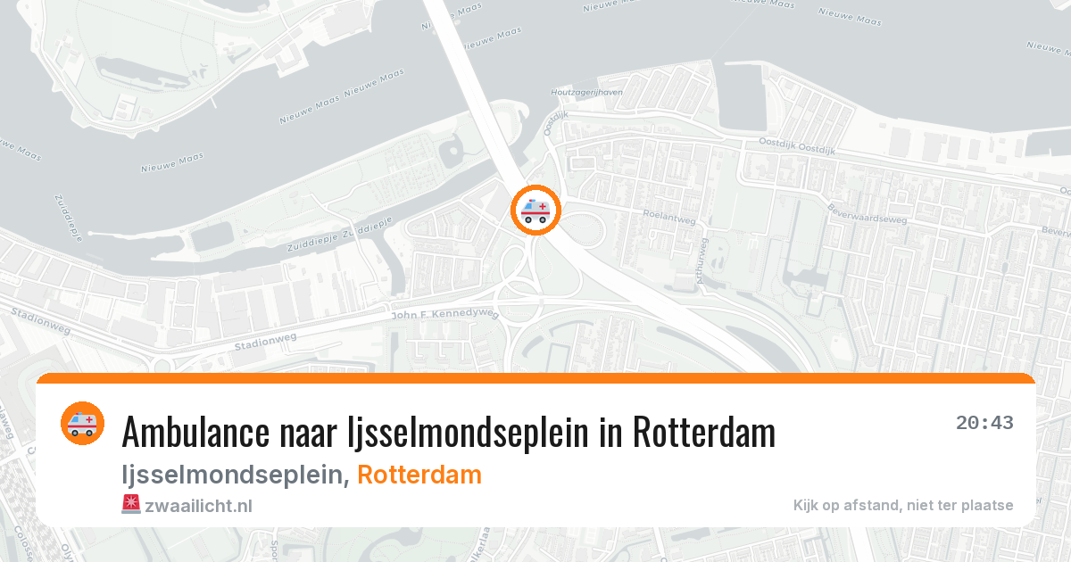Ambulance naar Ijsselmondseplein in Rotterdam — 5 mei 2026
