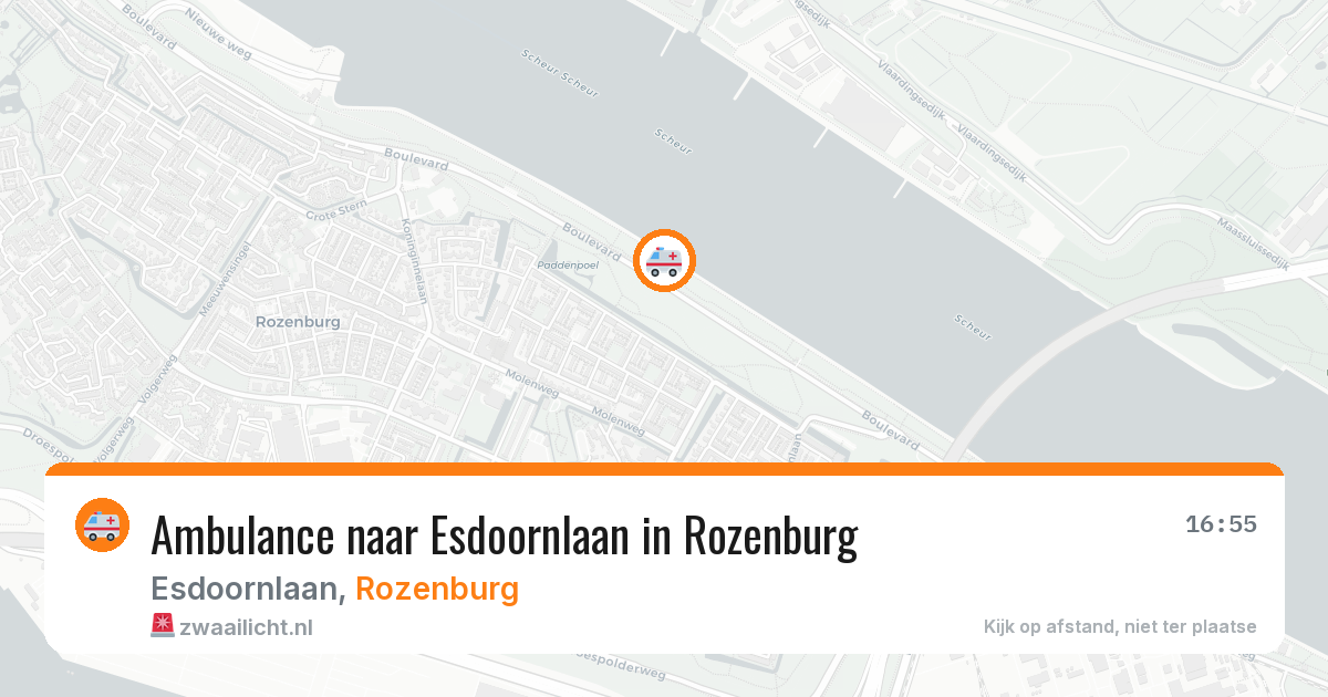 Ambulance naar Esdoornlaan in Rozenburg — 10 aug 2026