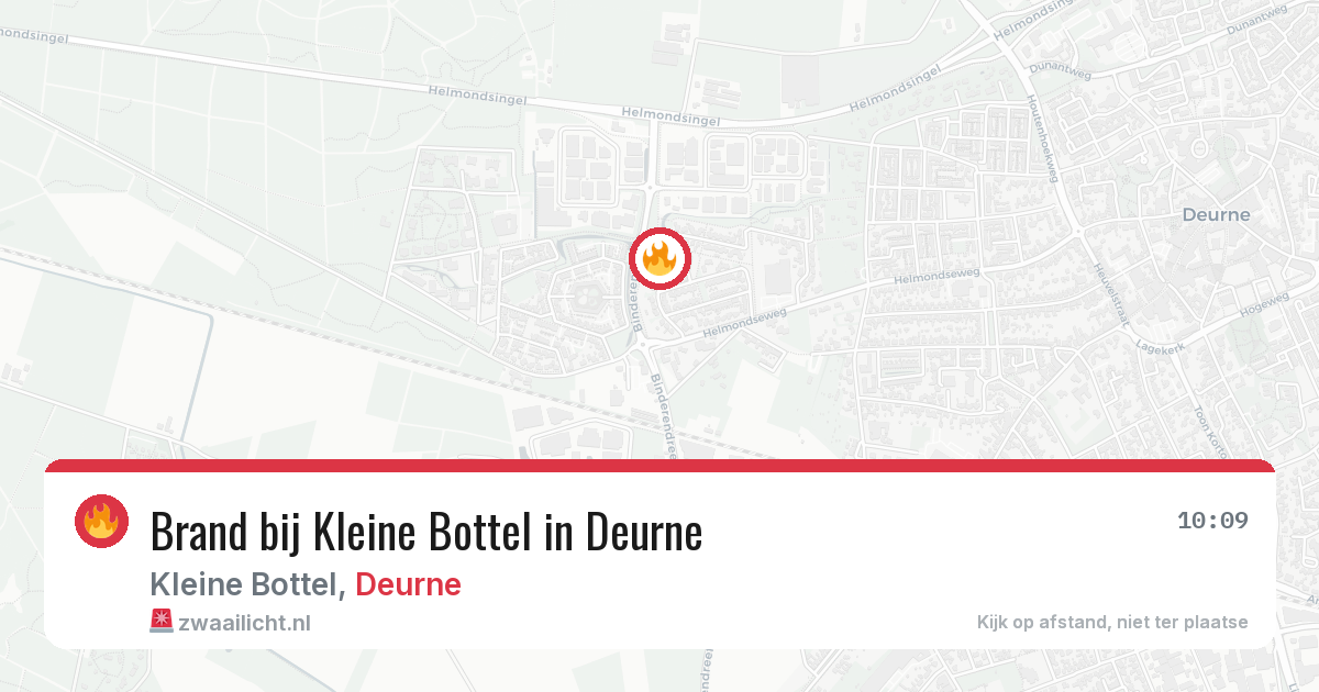 Brand bij Kleine Bottel in Deurne — 28 jun 2026