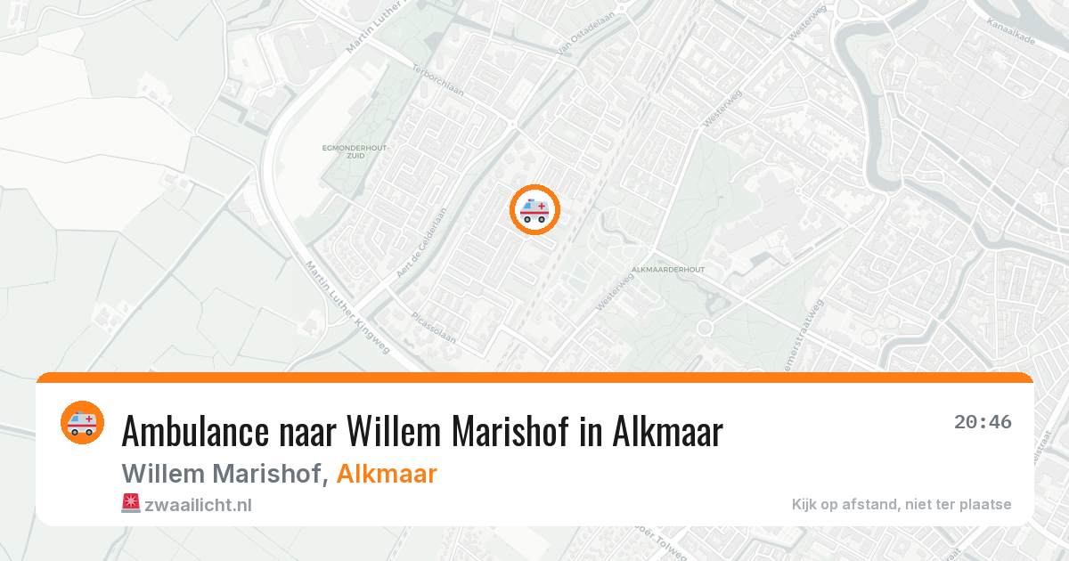 Ambulance naar Willem Marishof in Alkmaar — 3 jul 2026