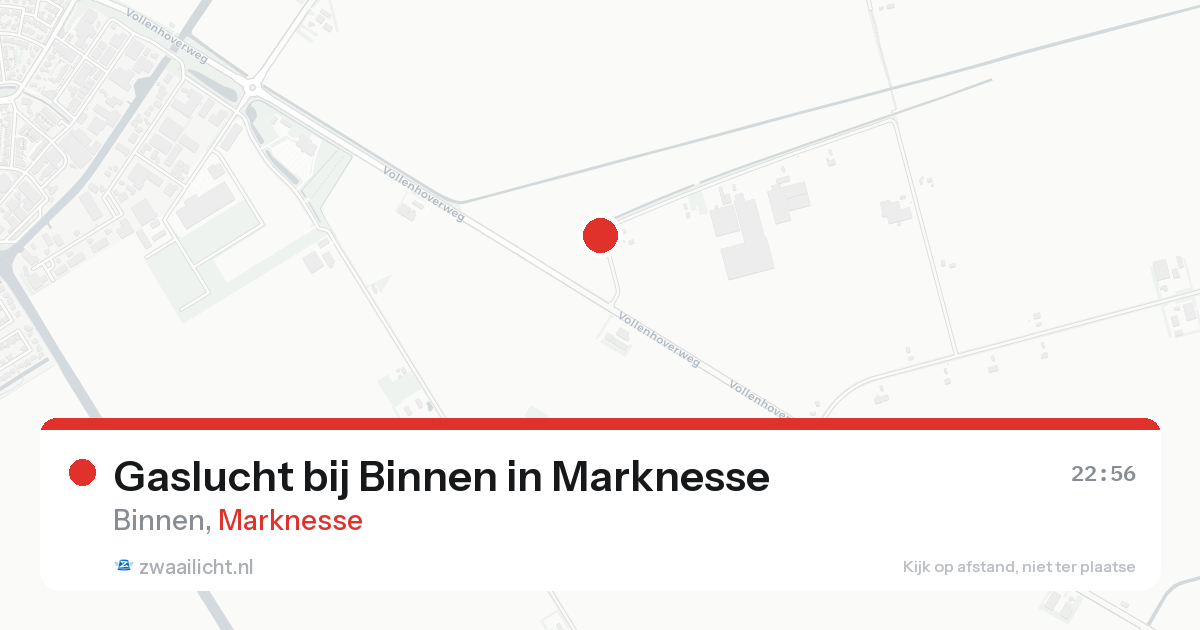Gaslucht bij Binnen in Marknesse — 12 aug 2026