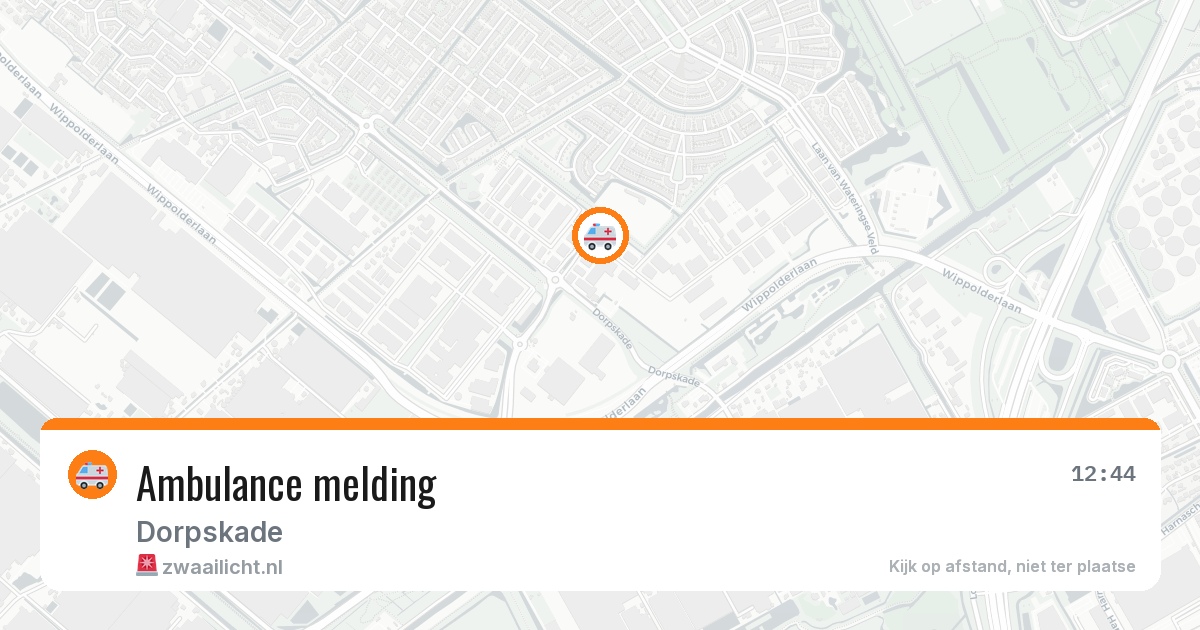 Ambulance melding — 9 apr 2026