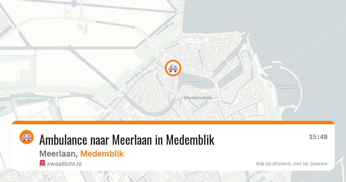 Ambulance naar Meerlaan in Medemblik — 14 jun 2026