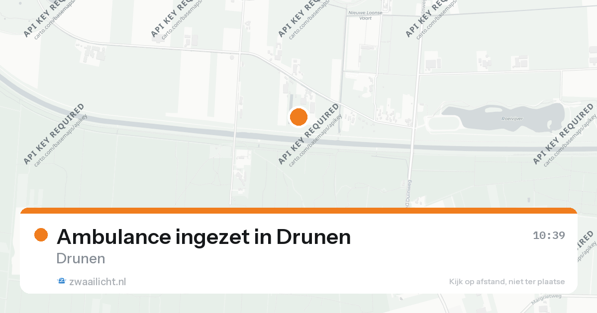 Ambulance ingezet in Drunen — 26 aug 2026