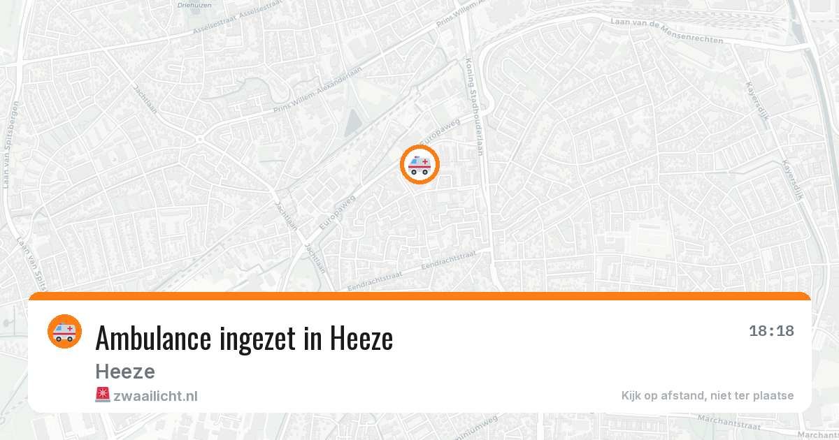 Ambulance ingezet in Heeze — 29 jan 2026