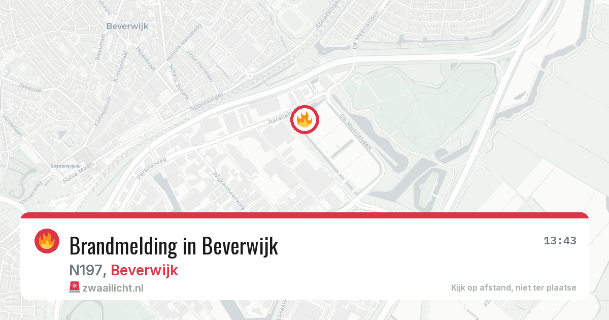 Brandmelding in Beverwijk — 4 aug 2026