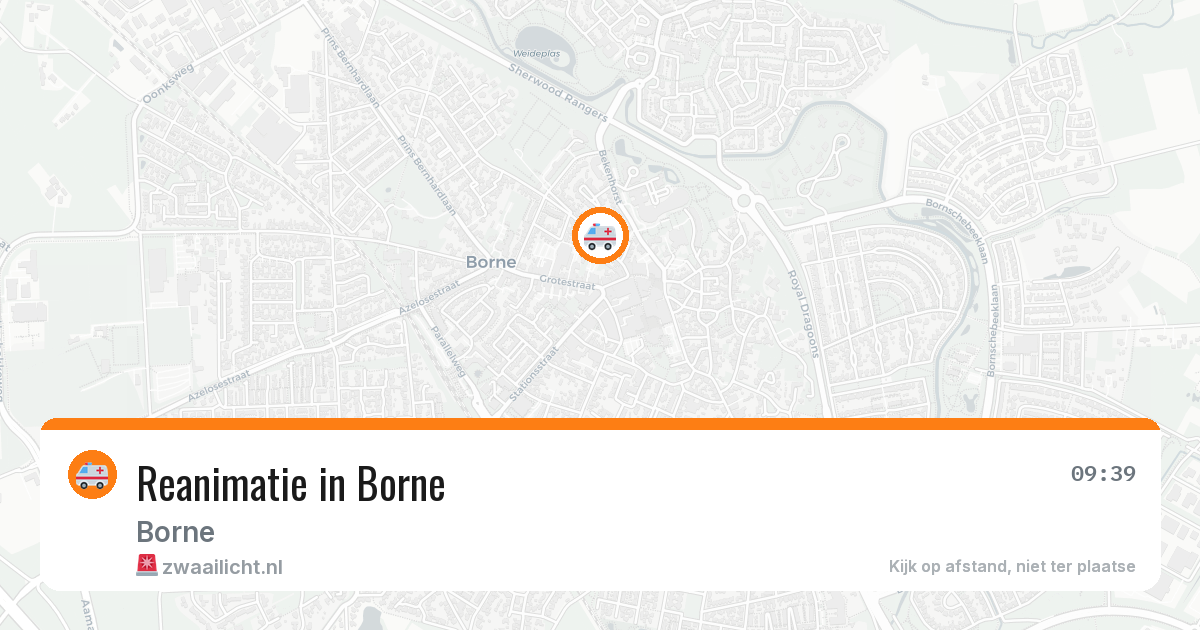Reanimatie in Borne — 15 apr 2026