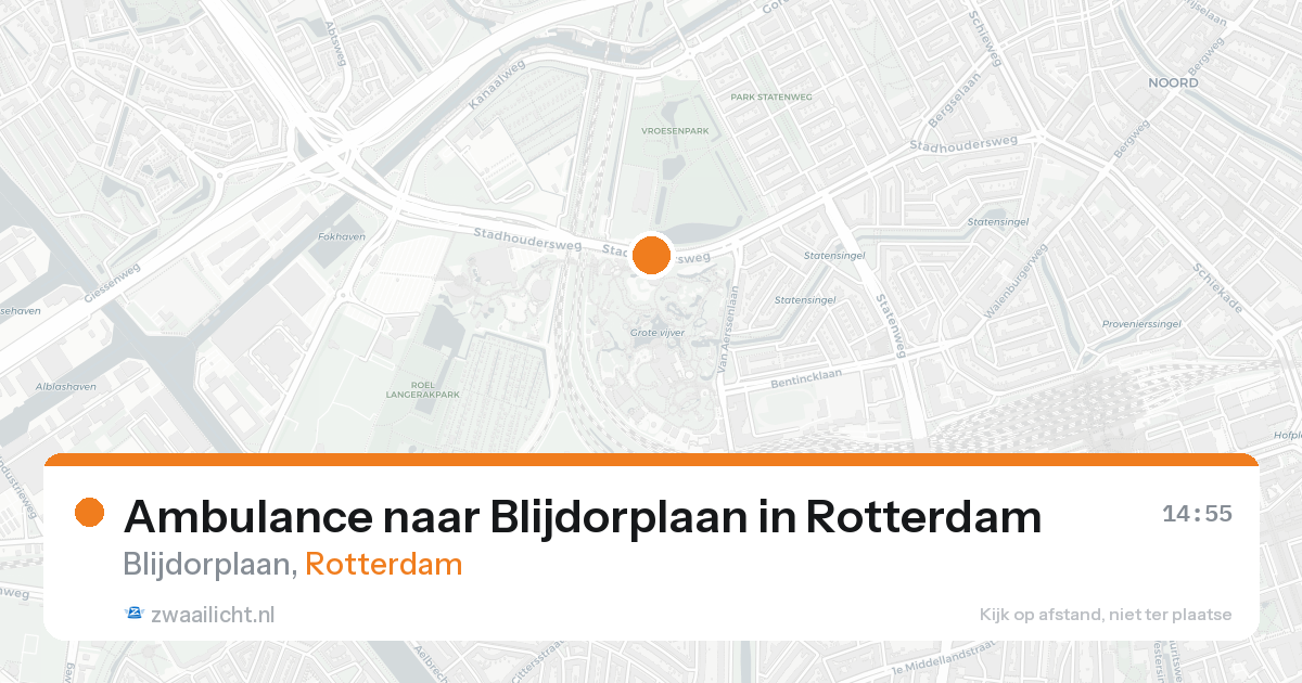 Ambulance naar Blijdorplaan in Rotterdam — 5 jun 2026