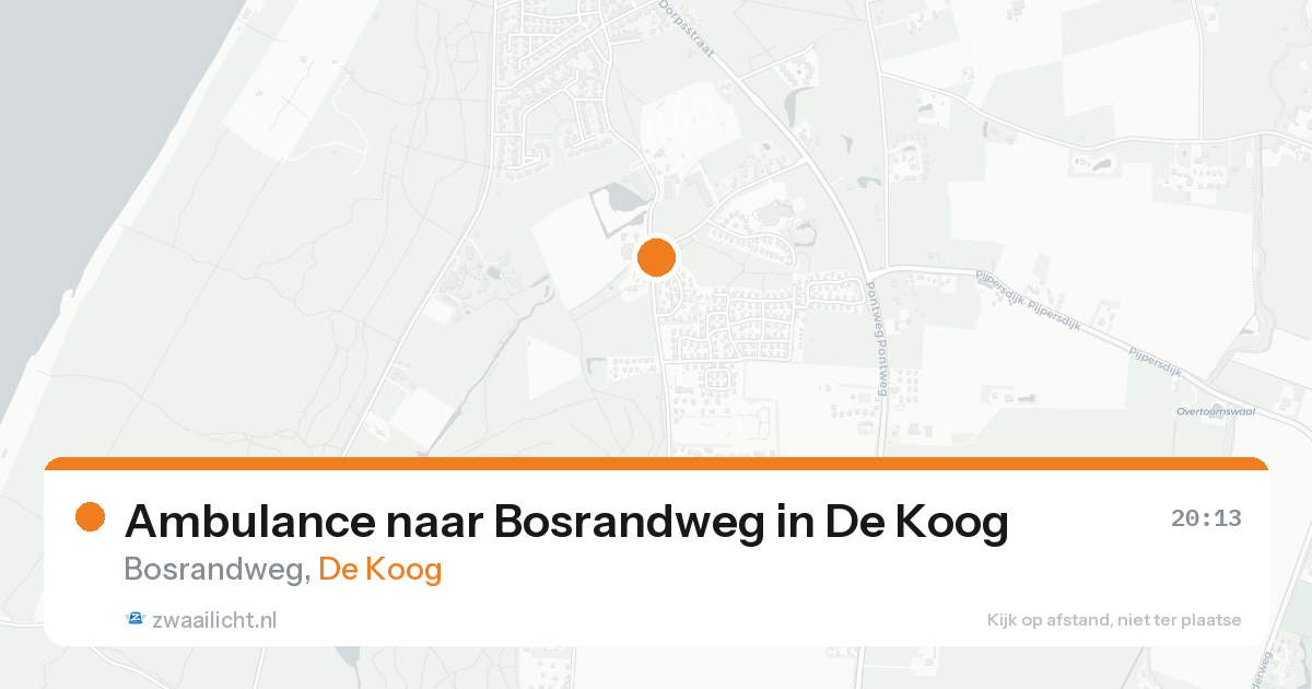 Ambulance naar Bosrandweg in De Koog — 15 aug 2026