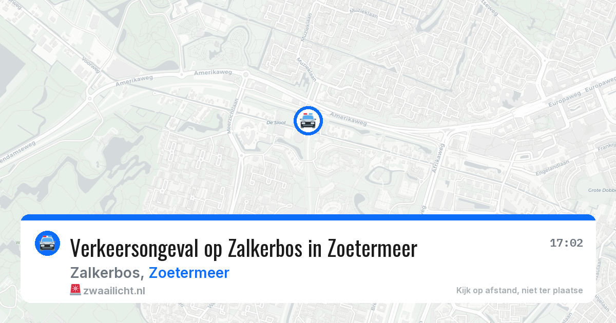 Verkeersongeval op Zalkerbos in Zoetermeer — 24 jun 2026