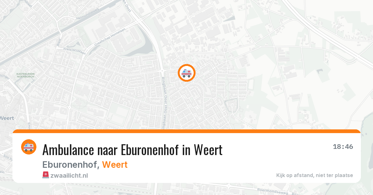 Ambulance naar Eburonenhof in Weert — 5 mrt 2026