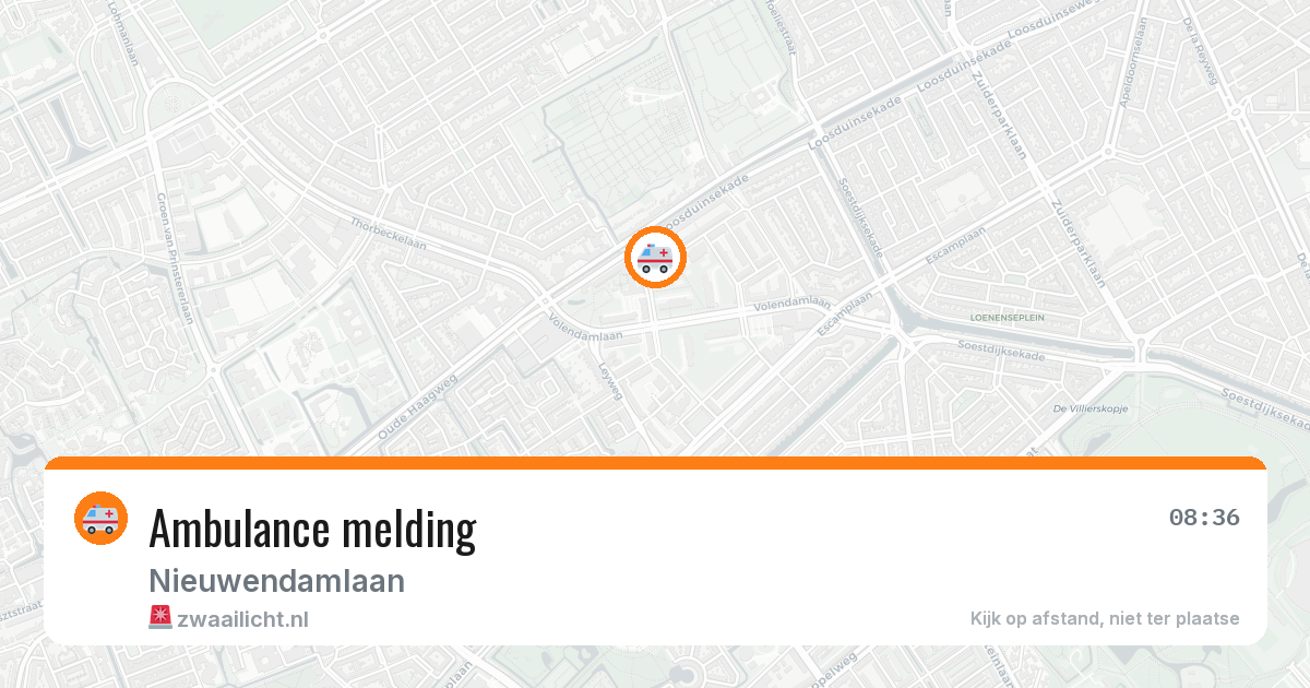 Ambulance melding — 30 apr 2026