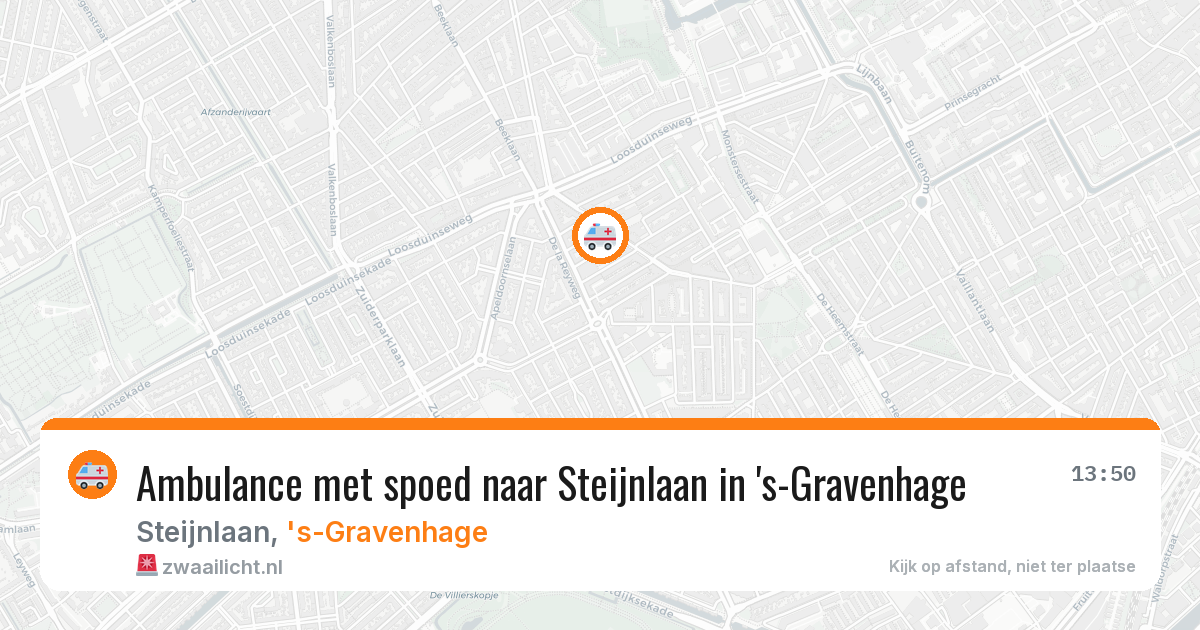Ambulance met spoed naar Steijnlaan in 's-Gravenhage — 6 mei 2026