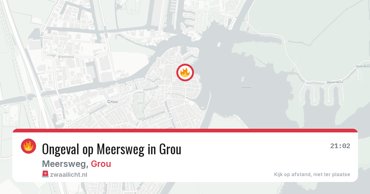 Ongeval op Meersweg in Grou — 19 jun 2026