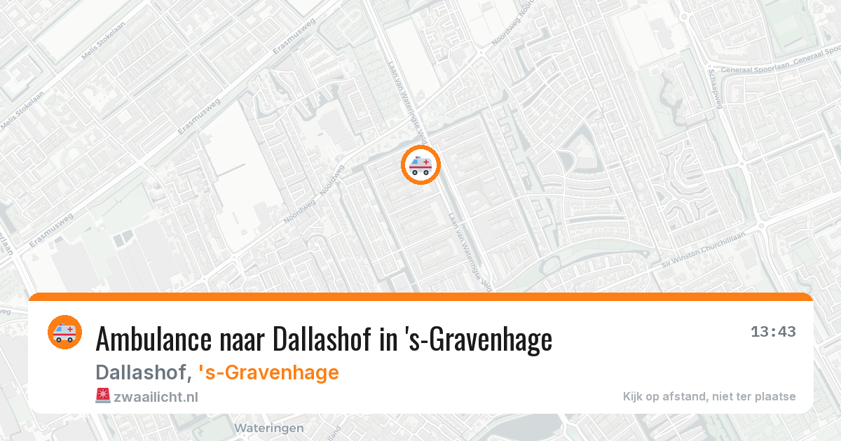Ambulance naar Dallashof in 's-Gravenhage — 21 jun 2026