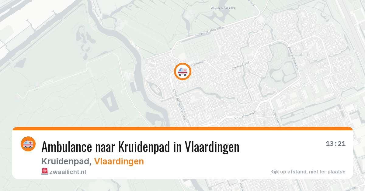 Ambulance naar Kruidenpad in Vlaardingen — 3 jun 2026
