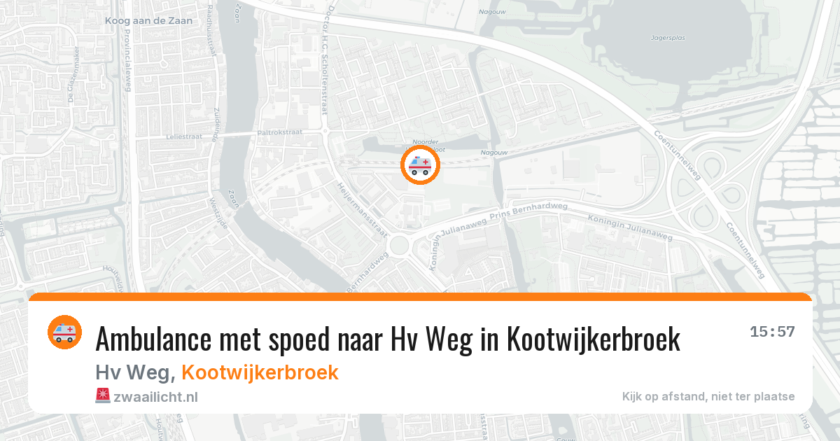 Ambulance met spoed naar Hv Weg in Kootwijkerbroek — 2 mei 2026