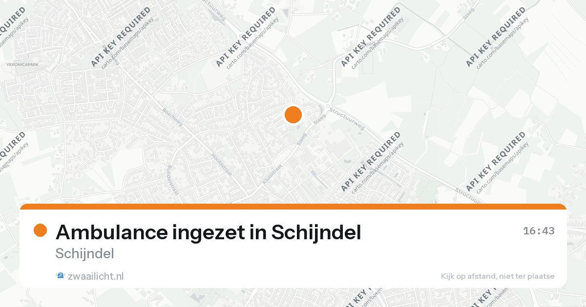 Ambulance ingezet in Schijndel — 25 aug 2026