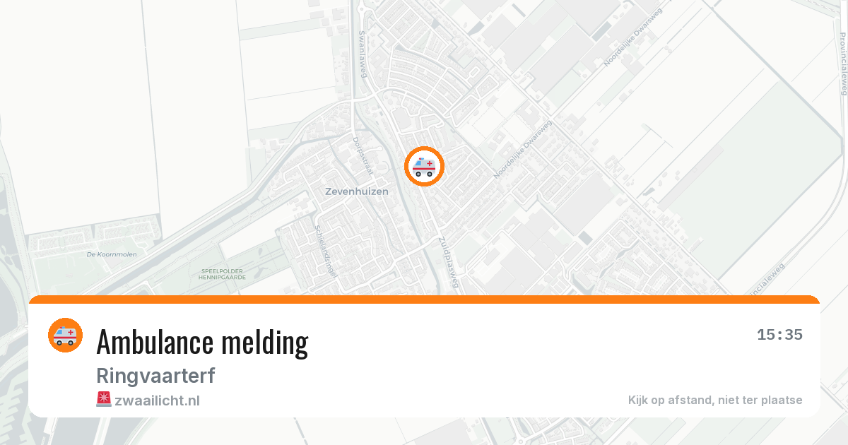 Ambulance melding — 7 apr 2026