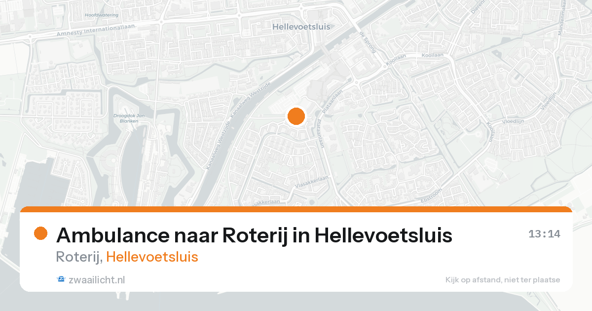 Ambulance naar Roterij in Hellevoetsluis — 29 jun 2026