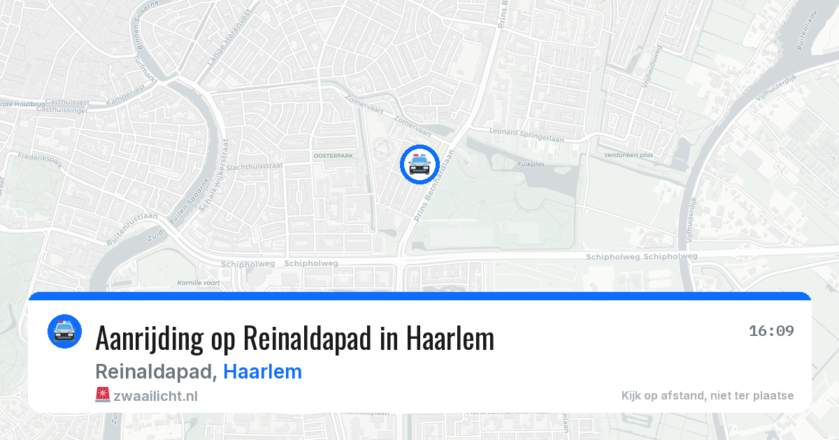 Aanrijding op Reinaldapad in Haarlem — 4 mei 2026
