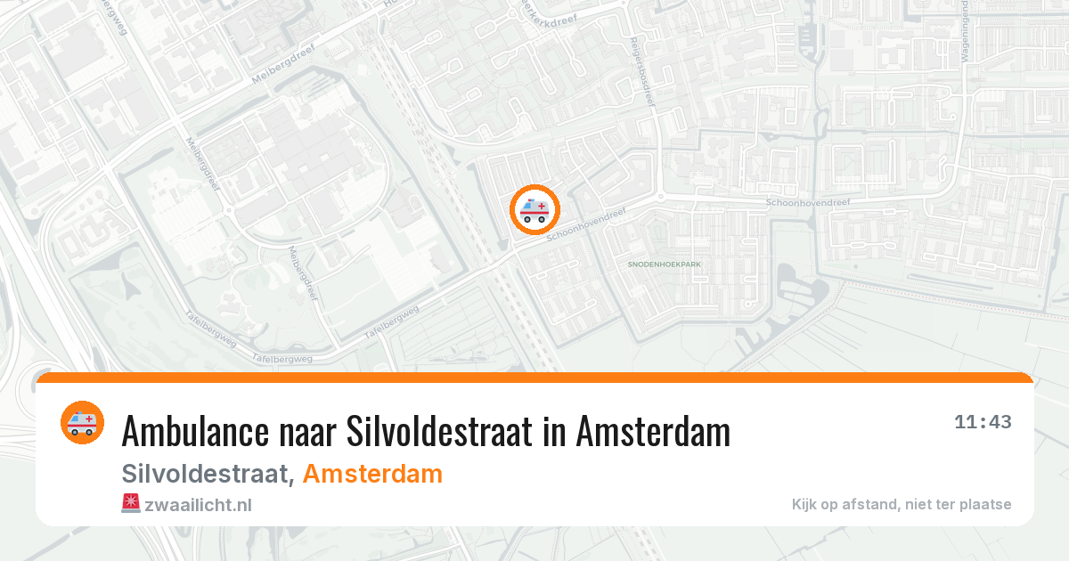 Ambulance naar Silvoldestraat in Amsterdam — 8 mei 2026