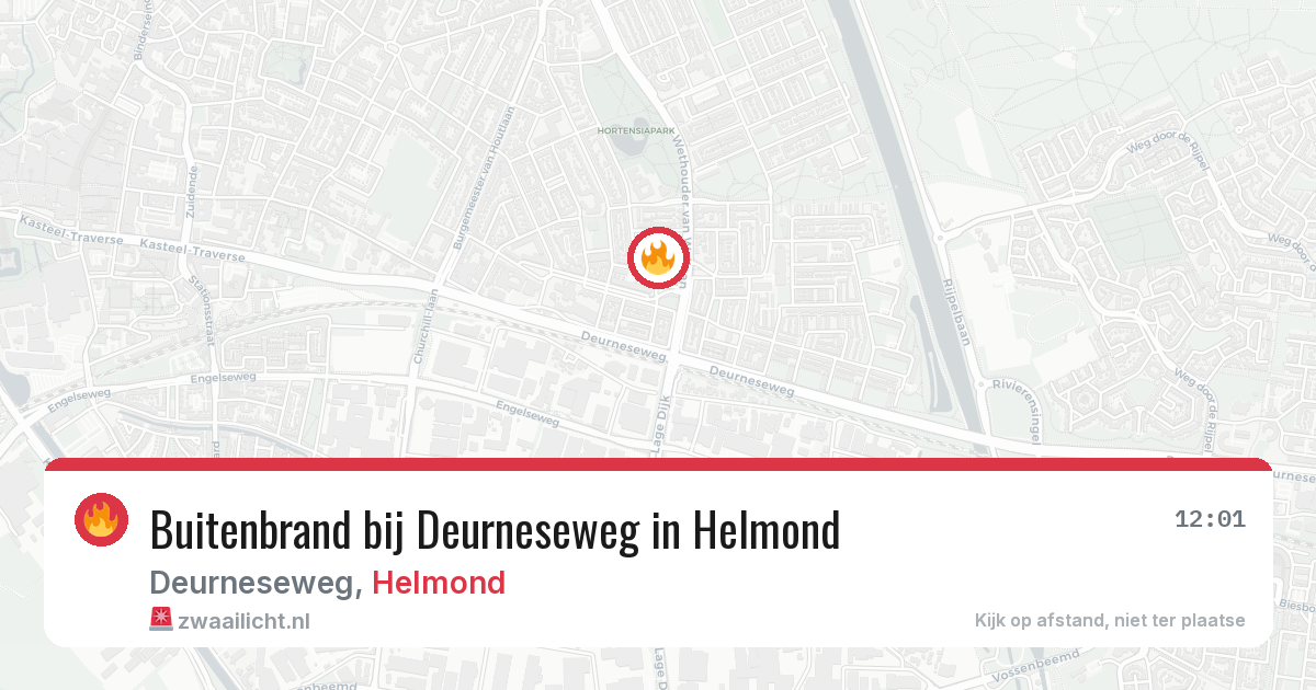 Buitenbrand bij Deurneseweg in Helmond — 2 jul 2026