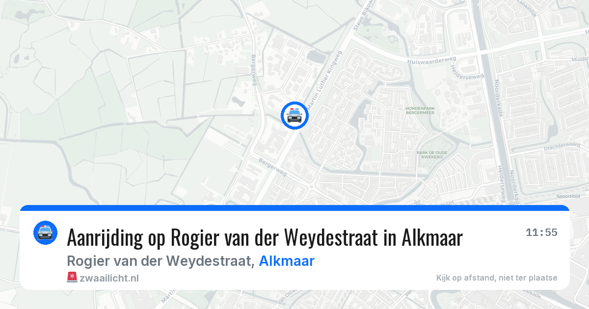 Aanrijding op Rogier van der Weydestraat in Alkmaar — 12 mei 2026