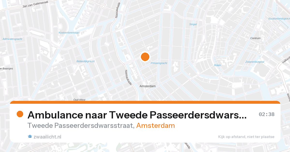 Ambulance naar Tweede Passeerdersdwarsstraat in Amsterdam — 7 feb 2026