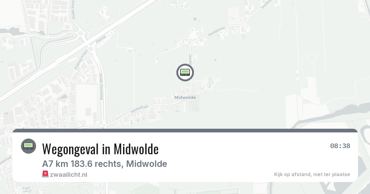 Wegongeval in Midwolde — 3 feb 2026