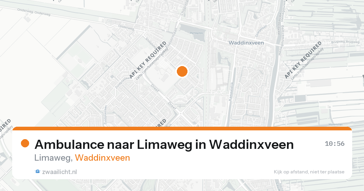 Ambulance naar Limaweg in Waddinxveen — 26 aug 2026
