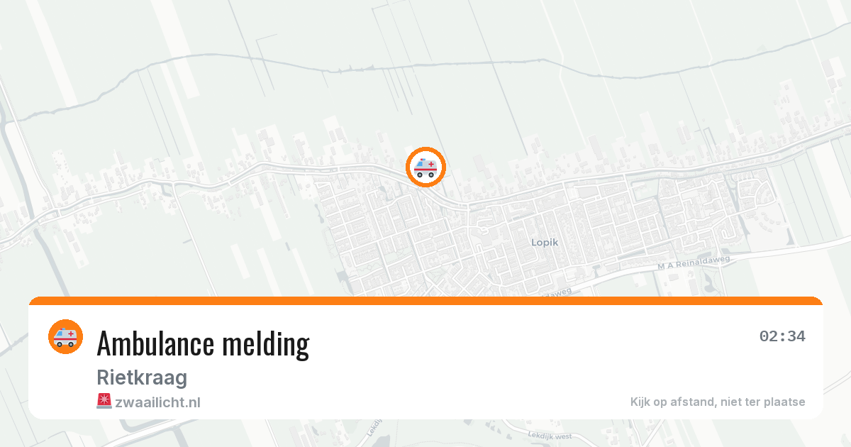 Ambulance melding — 4 jul 2026