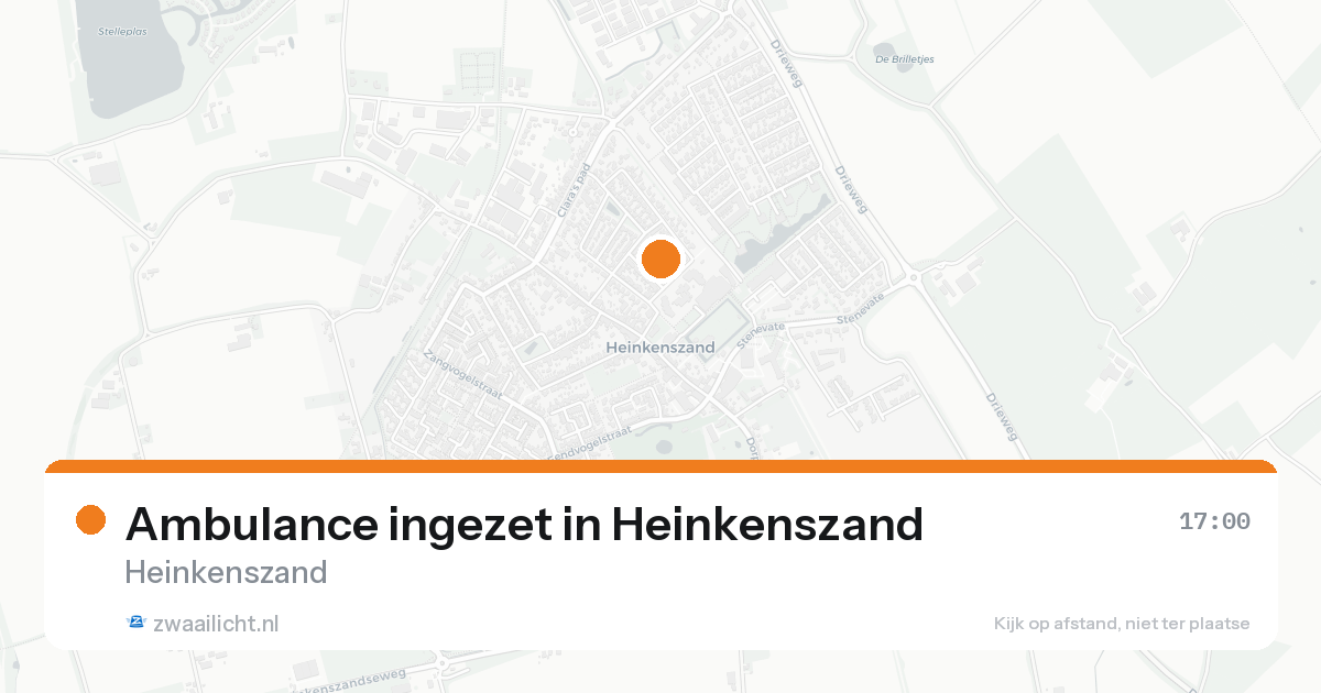 Ambulance ingezet in Heinkenszand — 31 jan 2026