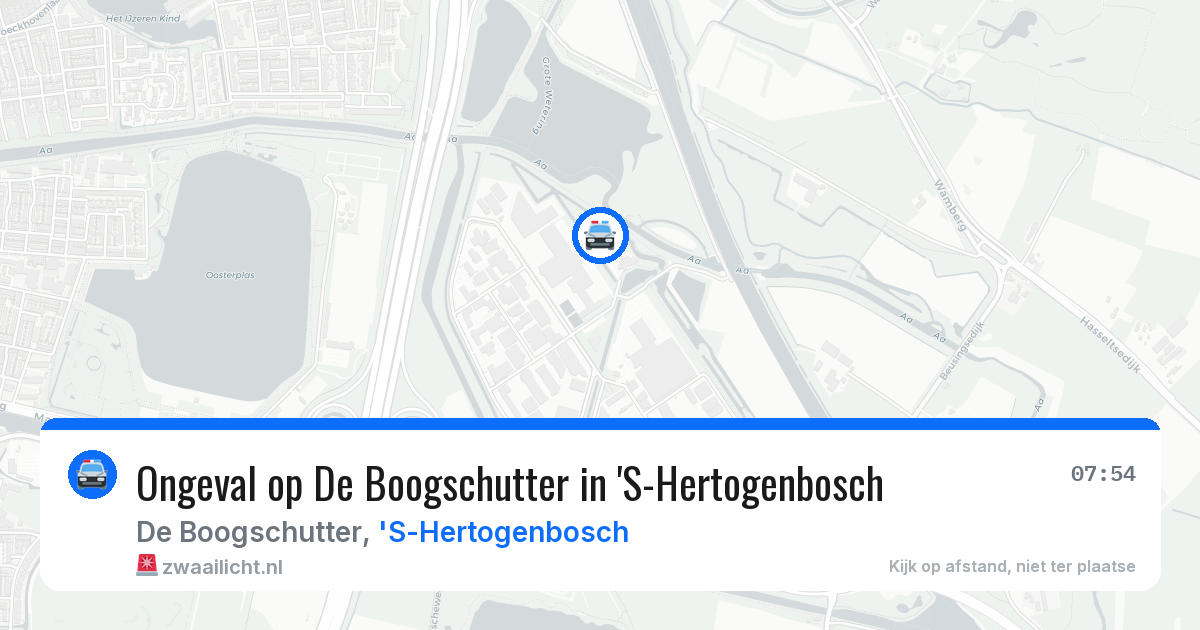 Ongeval op De Boogschutter in 'S-Hertogenbosch — 19 jun 2026