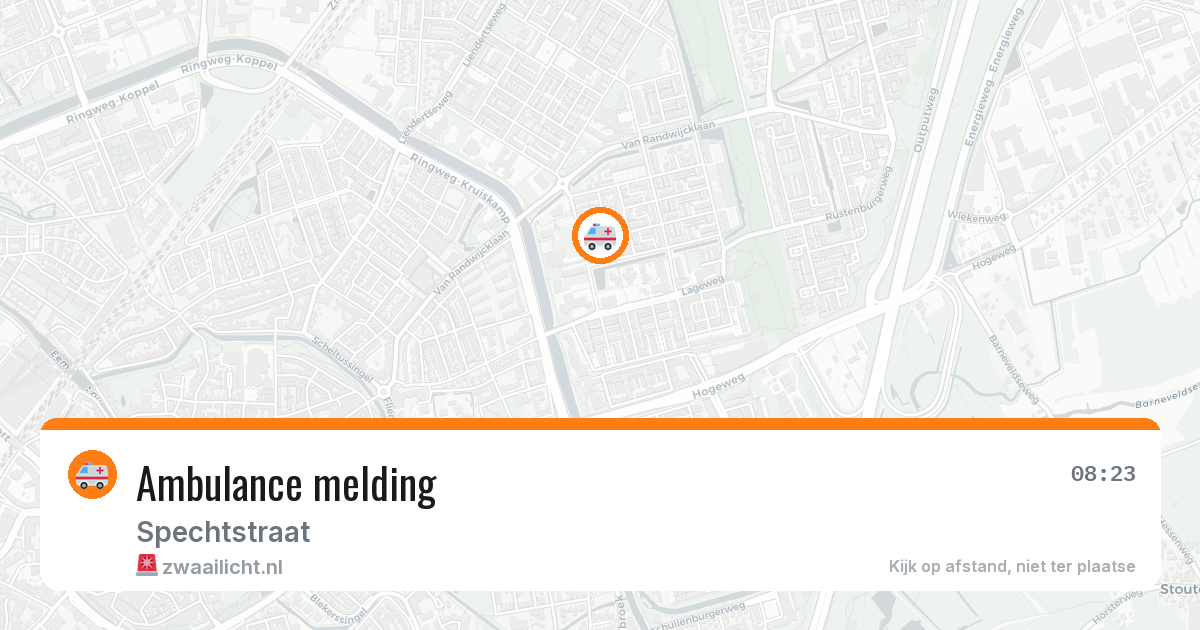 Ambulance melding — 5 mei 2026