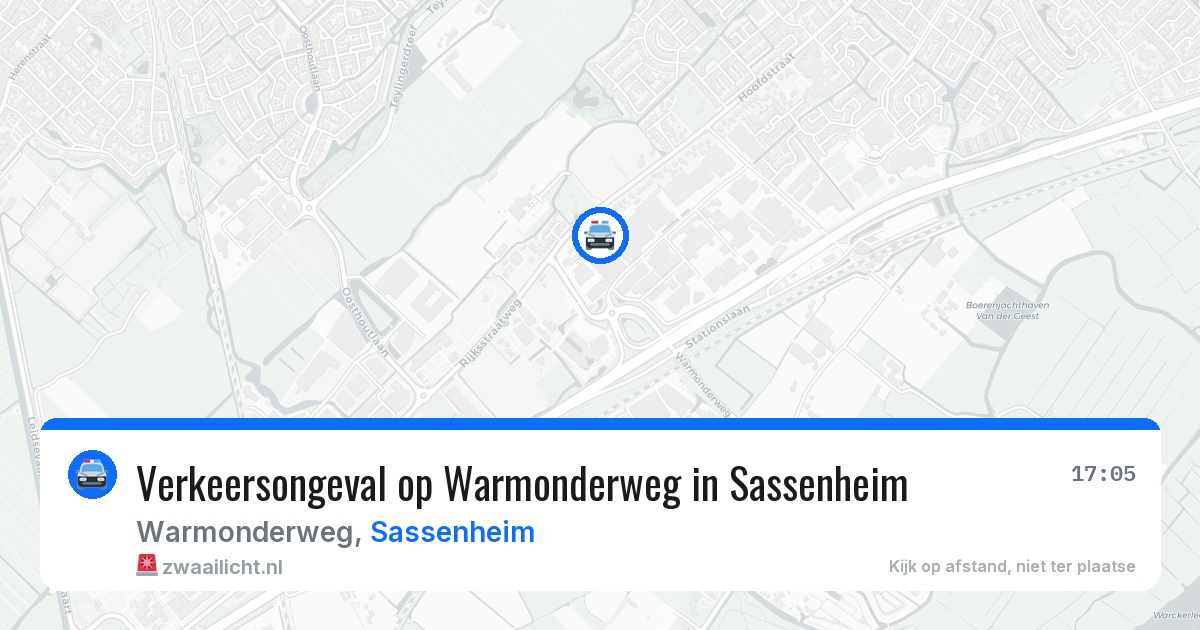 Verkeersongeval op Warmonderweg in Sassenheim — 14 mei 2026